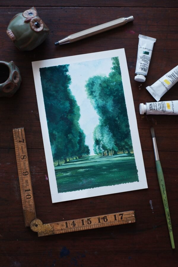 London Landscape in Gouache - Image 3
